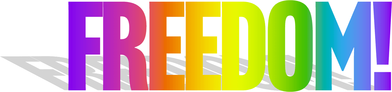 Freedom Typography